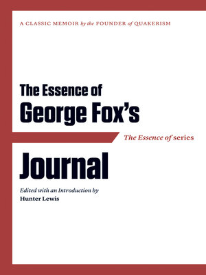 cover image of The Essence of George Fox's Journal